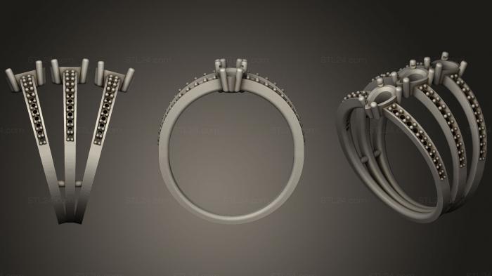 Jewelry rings (Ring 215, JVLRP_0697) 3D models for cnc